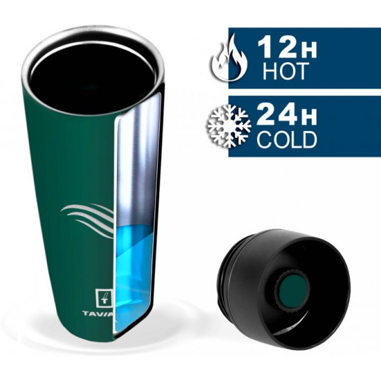 Thermal mug Tavialo 460 ml Matte green (190460108)