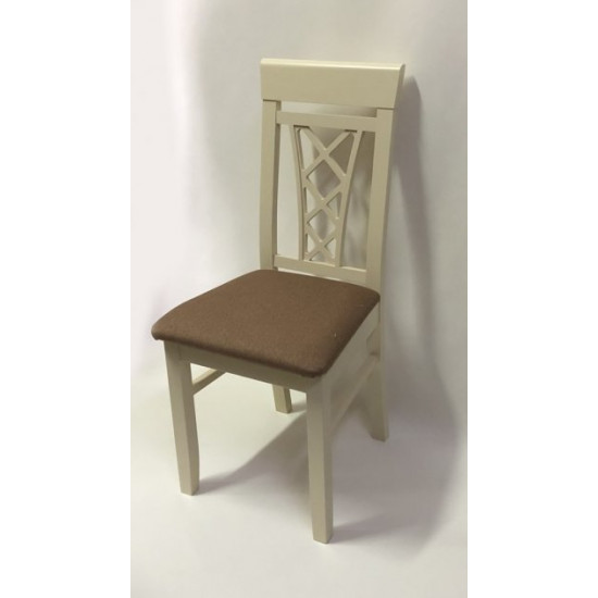 Wooden dining chair ZHUR-26 Skif vanilla etna