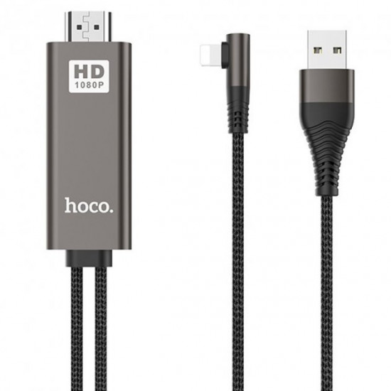 Кабель Hoco HDMI до Lightning 1080P HD