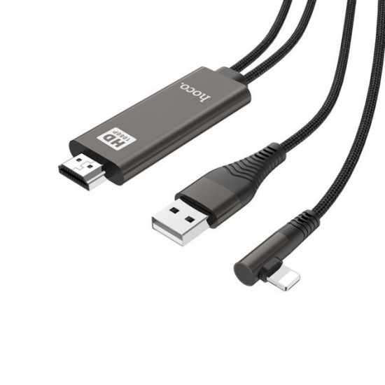 Кабель Hoco HDMI до Lightning 1080P HD