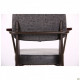 Armchair AMF Lennon coffee / concrete 521909