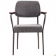 Armchair AMF Lennon coffee / concrete 521909