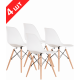 Set of chairs GT Racer X-D10 White (4 pcs)