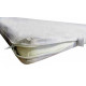 Winter-summer mattress cover linen Lintex 60x120x7 cm Gray