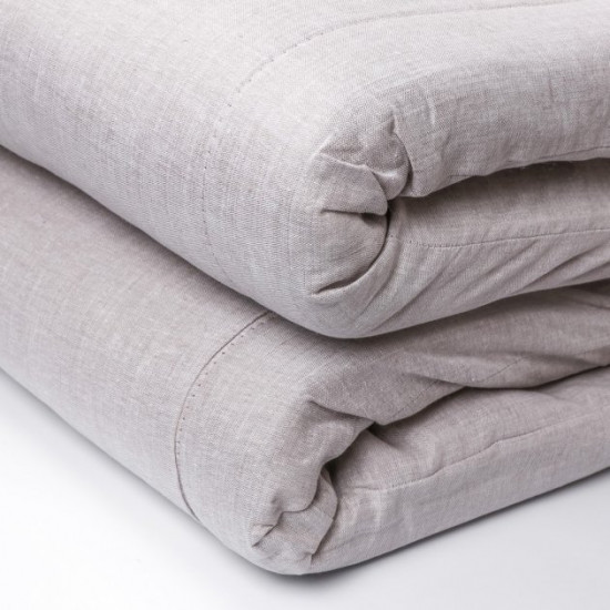 Linen mattress cover linen Lintex 80x160x7 Gray