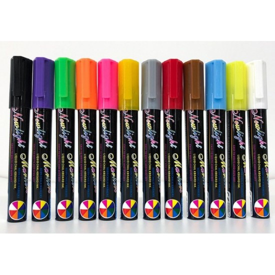 Chalkboard Markers Set. 12pcs.