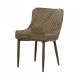 Chair Vetro M-20 (M-20) cappuccino velor legs black 520x640x820