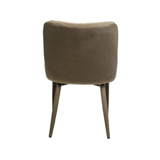 Chair Vetro M-20 (M-20) cappuccino velor legs black 520x640x820