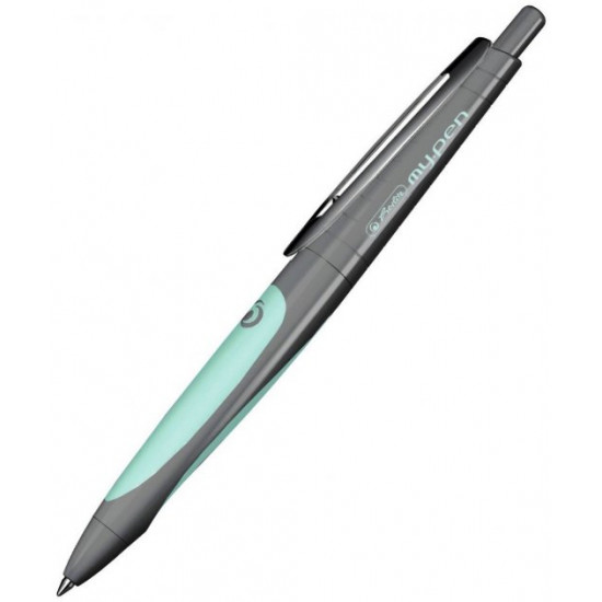 Ручка кулькова Herlitz My.Pen Extreme Grey-Mint Сірий корпус Синя (50028337)