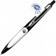 Ручка кулькова Herlitz My.Pen Extreme Black-White Чорний корпус Синя (50028276)