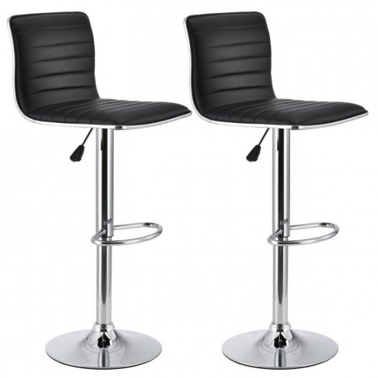 Adjustable bar stool • Hoker Malva • black