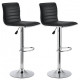 Adjustable bar stool • Hoker Malva • black