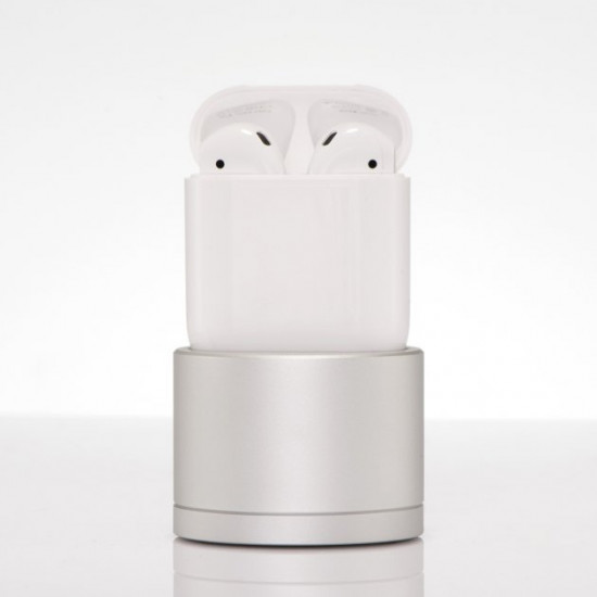  Подставка (док-станция) COTEetCI Base20 для AirPods Silver (CS7202-TS)