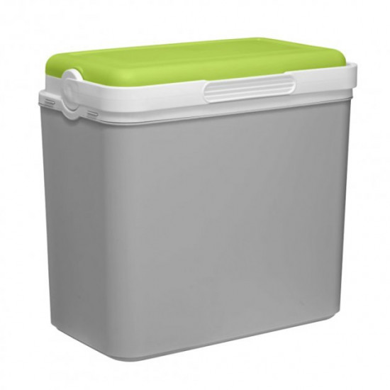 Isothermal container Adriatic 36 l gray with light green