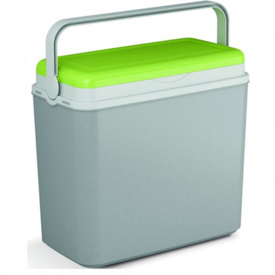 Isothermal container Adriatic 36 l gray with light green