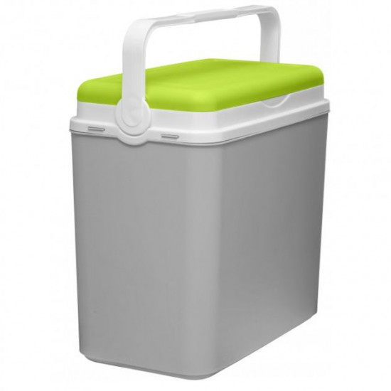 Isothermal container Adriatic 36 l gray with light green