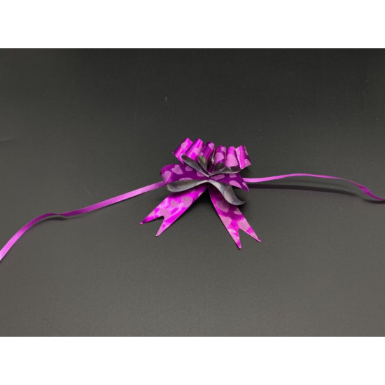 Gift lingering bow Heart Purple (BN-627-4)