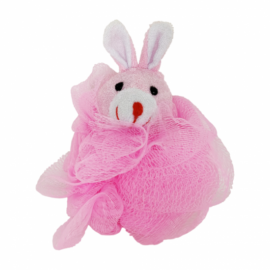 Baby washcloth for bathing newborns Bambi AK15 (pink)