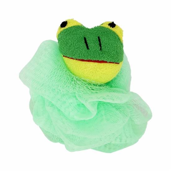 Baby washcloth for bathing newborns Bambi AK14 (green)