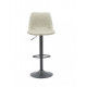 Bar chair Vetro VT-B-104 artificial nubuck color gray antique