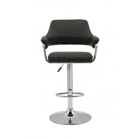 Bar chair Vetro VT-B-91 eco leather black