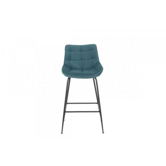 Half-bar chair Vetro VT-В-140-1 corduroy color azure