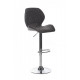 Bar chair Vetro VT-B-11 artificial nubuck color gray