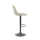 Bar chair Vetro VT-B-104 artificial nubuck color gray antique