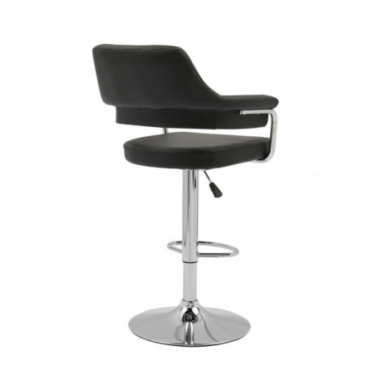 Bar chair Vetro VT-B-91 eco leather black