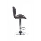 Bar chair Vetro VT-B-11 artificial nubuck color gray