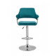 Bar chair Vetro VT-B-91 corduroy azure