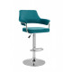 Bar chair Vetro VT-B-91 corduroy azure