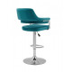 Bar chair Vetro VT-B-91 corduroy azure