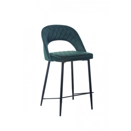 Semi-bar stool VetroMebel B-125 emerald