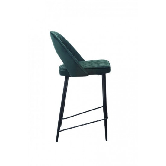 Semi-bar stool VetroMebel B-125 emerald