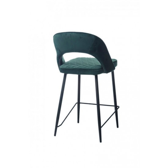 Semi-bar stool VetroMebel B-125 emerald