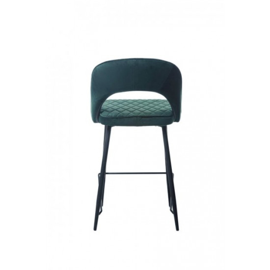 Semi-bar stool VetroMebel B-125 emerald