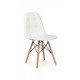 Artificial leather chair Vetro Mebel M-01 for kitchen, cafe, bar White