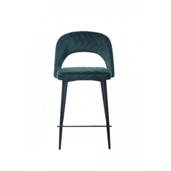 Semi-bar stool VetroMebel B-125 emerald