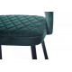 Semi-bar stool VetroMebel B-125 emerald