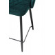 Semi-bar stool VetroMebel B-125 emerald