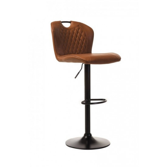 Bar chair artificial leather Vetro Mebel B-102 brandy