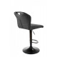 Bar stool artificial leather Vetro Mebel B-102 charcoal antique