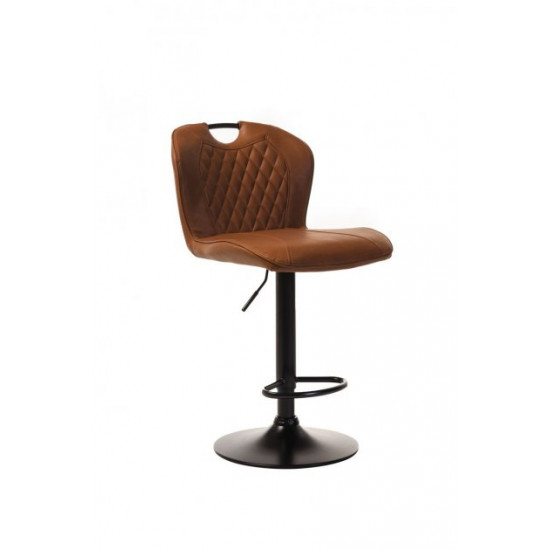 Bar chair artificial leather Vetro Mebel B-102 brandy