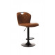 Bar chair artificial leather Vetro Mebel B-102 brandy