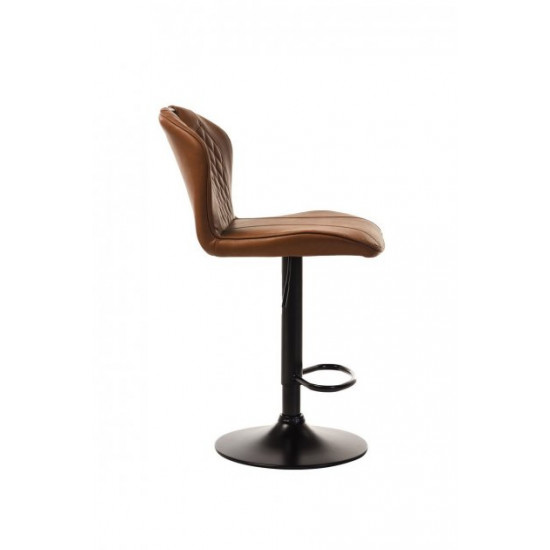 Bar chair artificial leather Vetro Mebel B-102 brandy