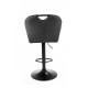 Bar stool artificial leather Vetro Mebel B-102 charcoal antique