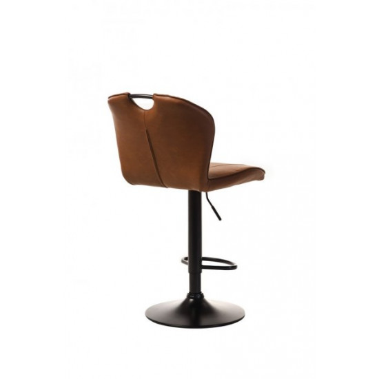 Bar chair artificial leather Vetro Mebel B-102 brandy