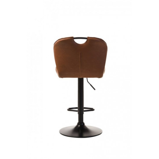 Bar chair artificial leather Vetro Mebel B-102 brandy