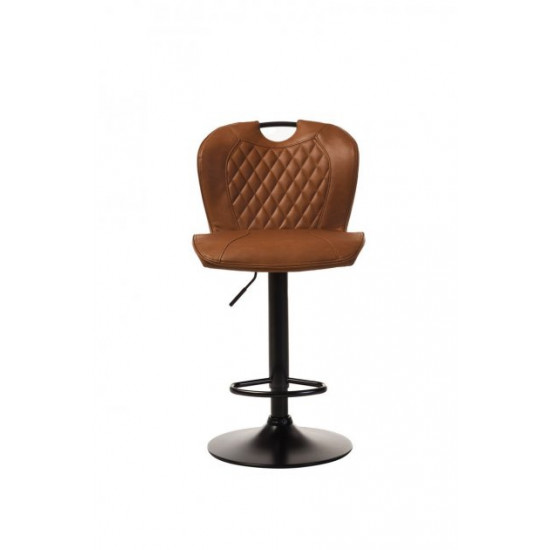 Bar chair artificial leather Vetro Mebel B-102 brandy